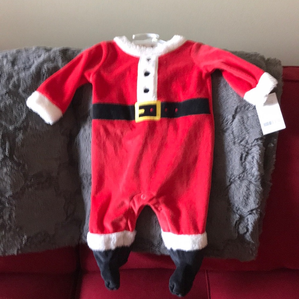 One piece new born Santa suit